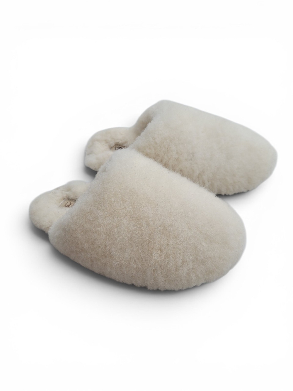 UGG Scuffette Chalet Plush Shearling Slip-On Mules in Cream 6